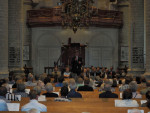 Na opening, zingen en meditatie Wilfried Verboom van de Bond tegen het vloeken.....